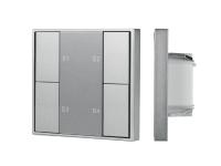 INTELLIGENT ARLIGHT Кнопочная панель DALI-201-23-1G-4SC-IN Silver (BUS, Frame)