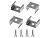 Держатель ARL-NOVA-1615-CLIP STEEL