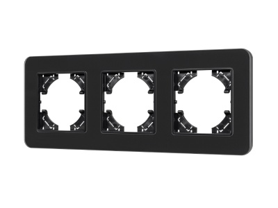 Рамка стеклянная FRM-OMALI-SFGS-3-BK