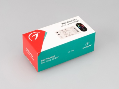 Контроллер ARL-OVAL-RGBW Black (5-24V, 4x4A, ПДУ Овал, RF)