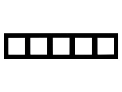 Рамка стеклянная FRM-GLARE-GS-5-BK