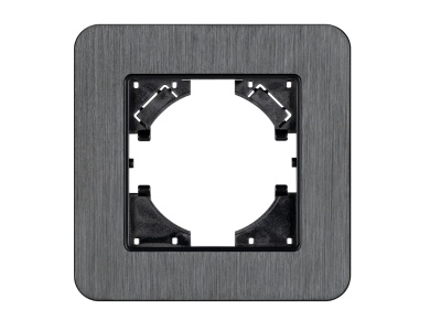 Рамка алюминиевая FRM-AKIRY-AL-1-BK
