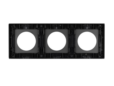 Рамка стеклянная FRM-GLARE-GC-3-BK