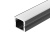 Профиль LINE-1715-2000 ANOD BLACK Профиль LINE-1715-2000 ANOD BLACK