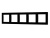 Рамка стеклянная FRM-GLARE-GS-5-BK Рамка стеклянная FRM-GLARE-GS-5-BK